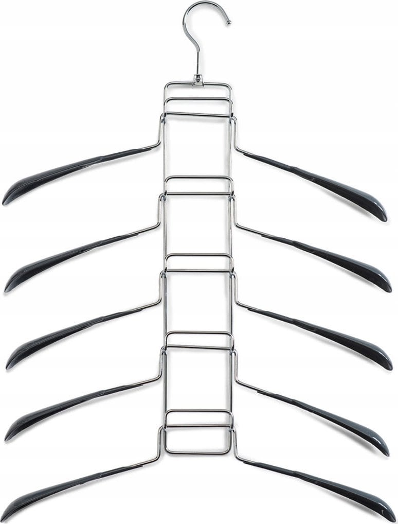 Zeller Wieszaki na ubrania, koszule, kurtki 5 sztuk, haczyk do powieszenia, ZELLER