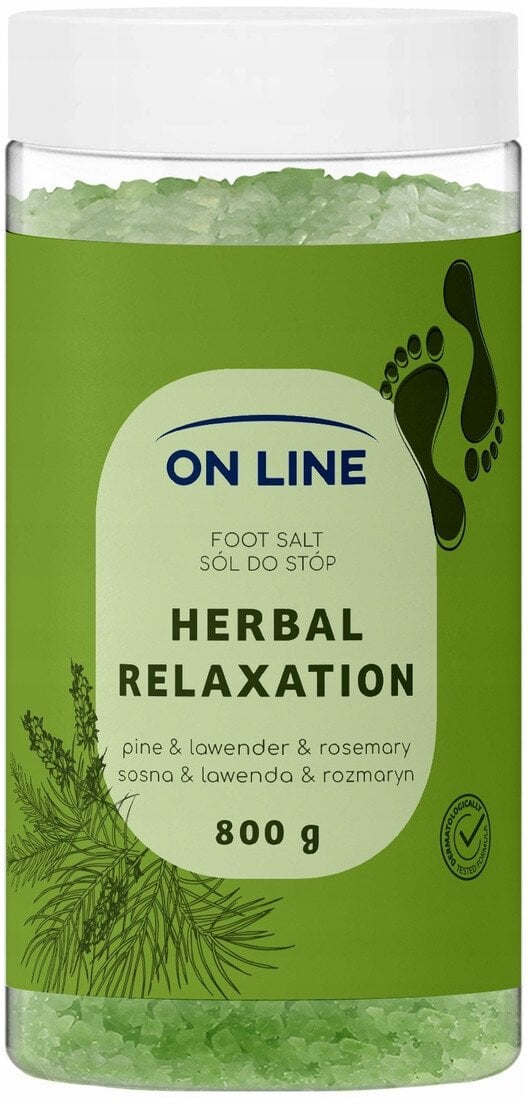 On Line Sól do stóp Herbal Relaxation 800g