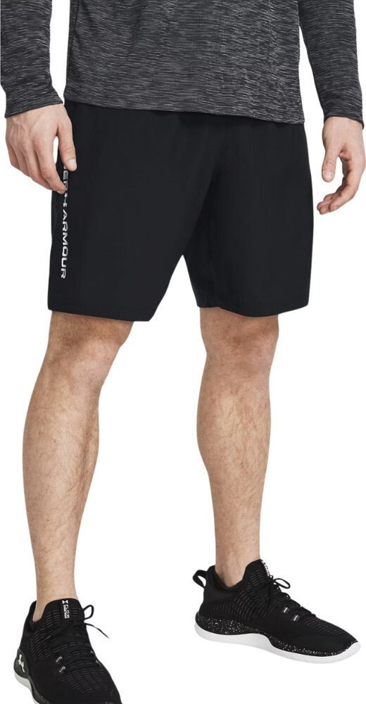 Under Armour Spodenki męskie Under Aromur Tech Woven Wordmark czarne 1383356 001 S