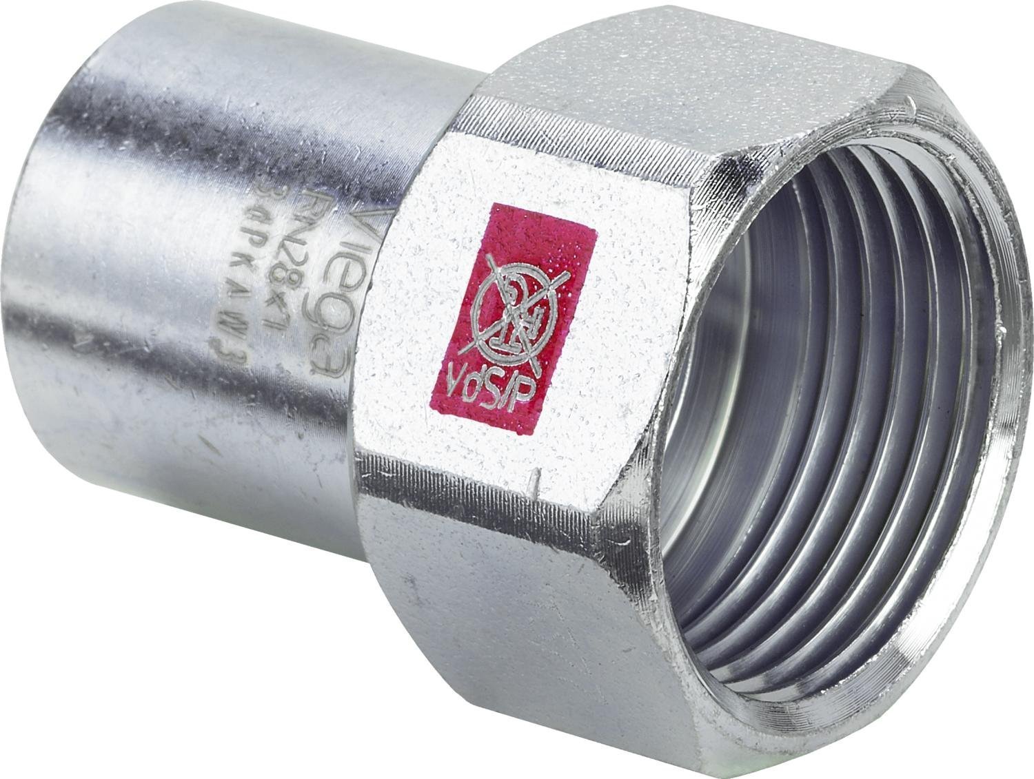 Element wsadowy 15 x 1/2 stal / ocynkowaneŁącznik do rur