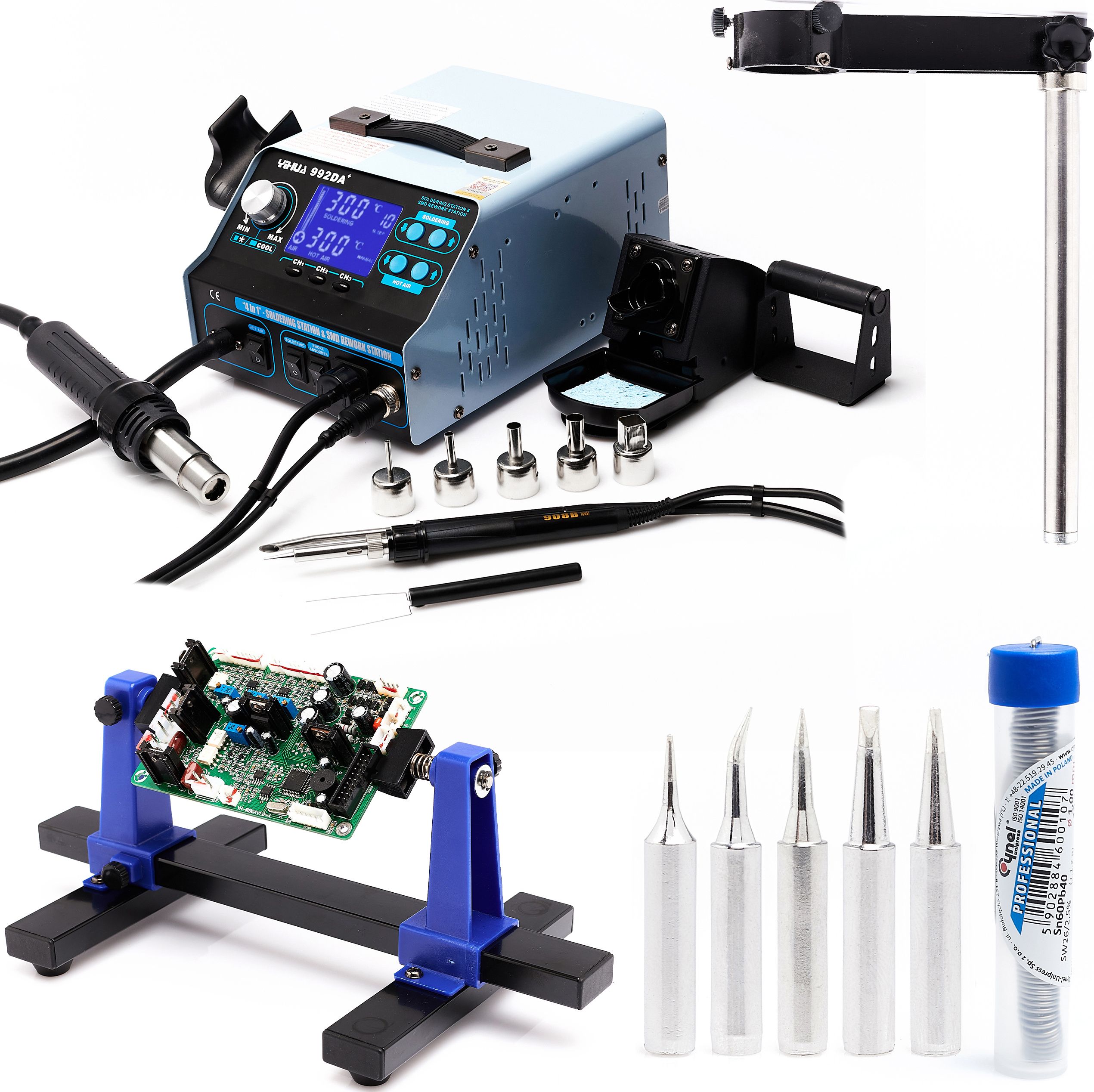 Techrebal Stacja YIHUA 992DA+ +KIT7