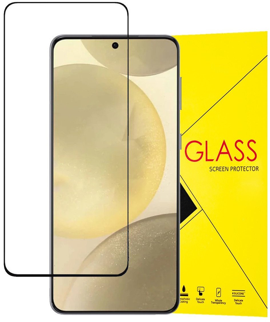 Szkło hartowane do Samsung Galaxy S24, czarna ramka