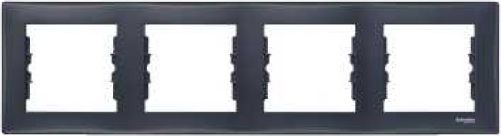 Schneider Electric Ramka poczwórna Senda pozioma grafitowa (SDN5800770)