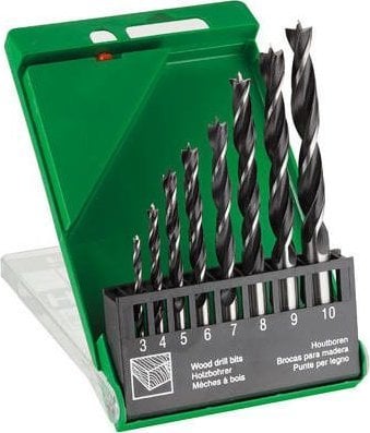 Wiertło Hikoki Zestaw wietreł do drewna CV 8-PCS 3/4/5/6/7/8/9/10mm