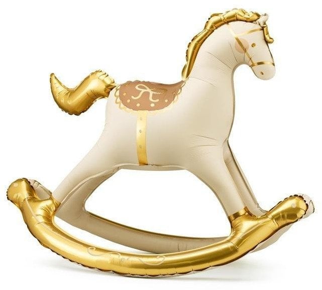 Balon fol.Koń na biegunach 118x104 mix 86333