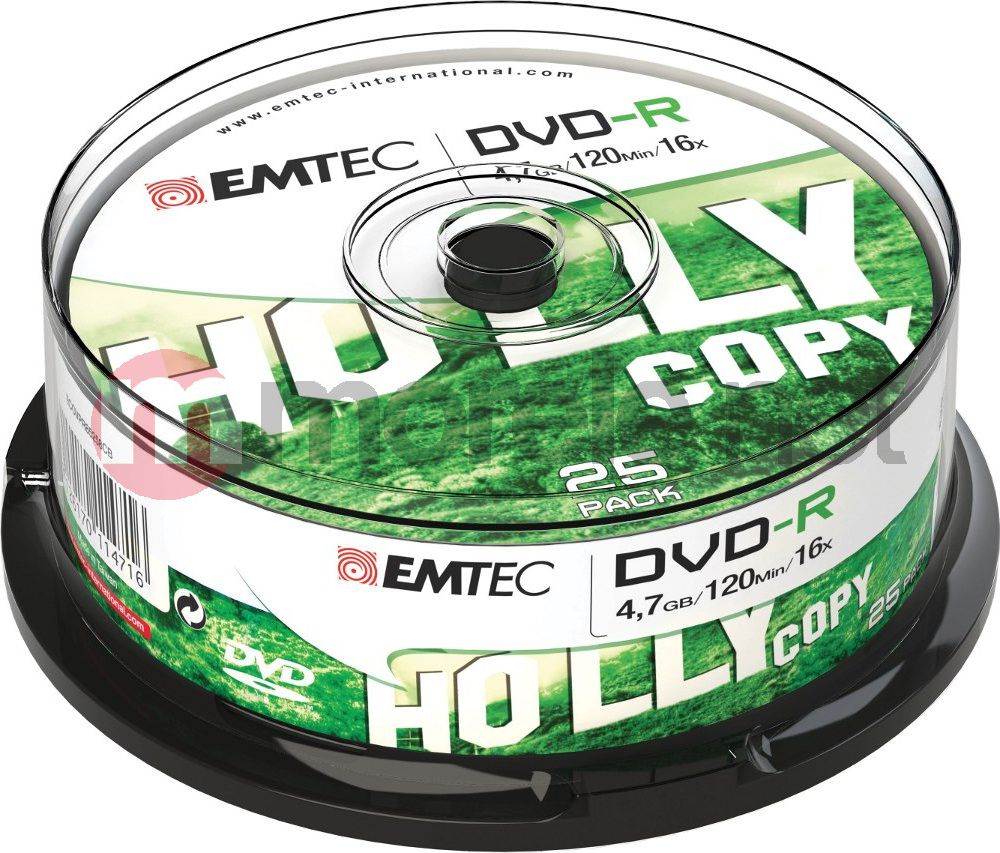 Emtec DVD-R 4.7 GB 16x 25 sztuk (ECOVR472516CB)