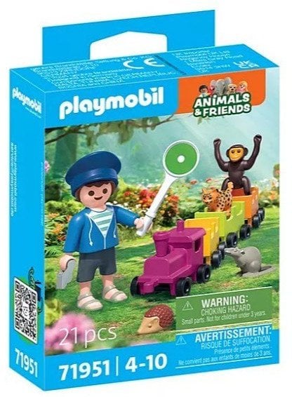 Zestaw z figurkami Animals & Friends 71951 Wycieczka lokomotywš