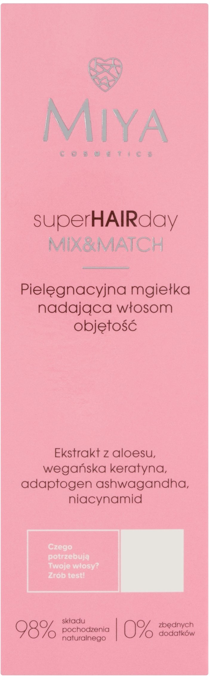 Miya superHAIRday Pielęgnacyjna mgiełka nadająca włosom objętość 100 ml