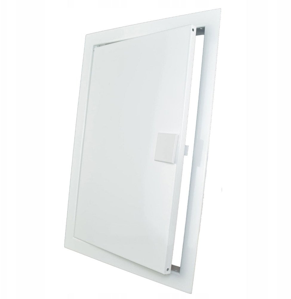 Ventika Drzwiczki rewizyjne metalowe białe z uchwytem plastikowym 500X500 DM50X50
