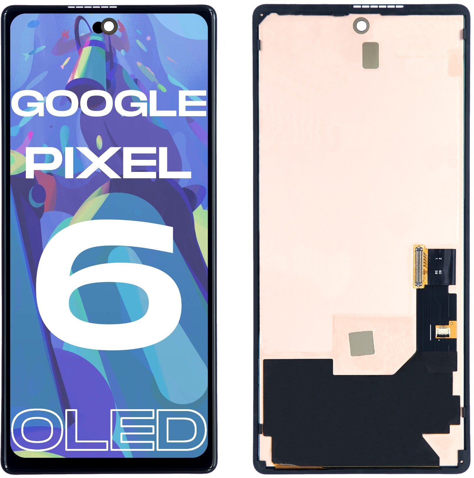 Wyświetlacz do Google Pixel 6 LCD GB7N6 Ekran Oled Ramka