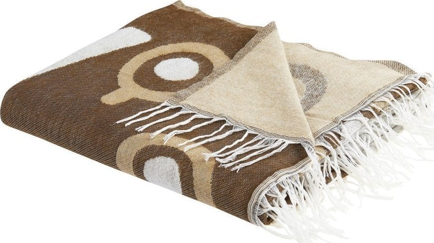 Beliani Koc 130 x 170 cm brązowy SIDDHA!
