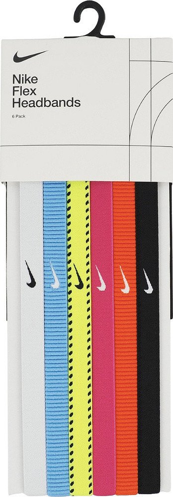 Opaski na włosy Nike Flex Headbands 6 szt. N1011927702OS