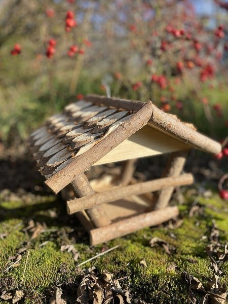 Wnuk Karmnik dla ptaków (Łuska/Duży)