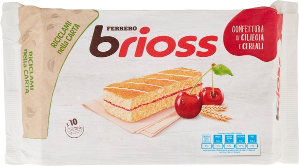 Ciastko wiśniowe Brioss Ciliegia (10x28g) 280g - Kinder
