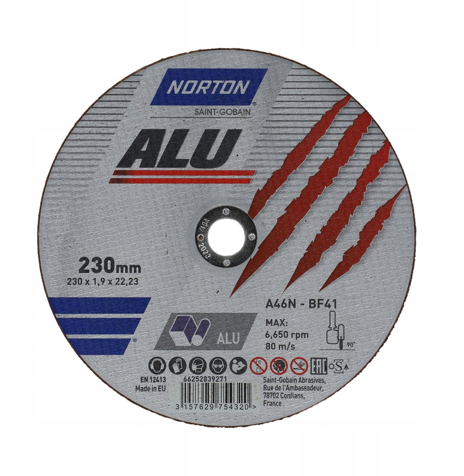 A46N-230x1.9x22.23-T41 NOR-ALU