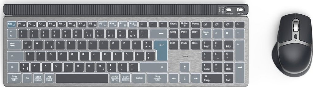 Klawiatura + mysz Hama WKM-750 (U81730690000)