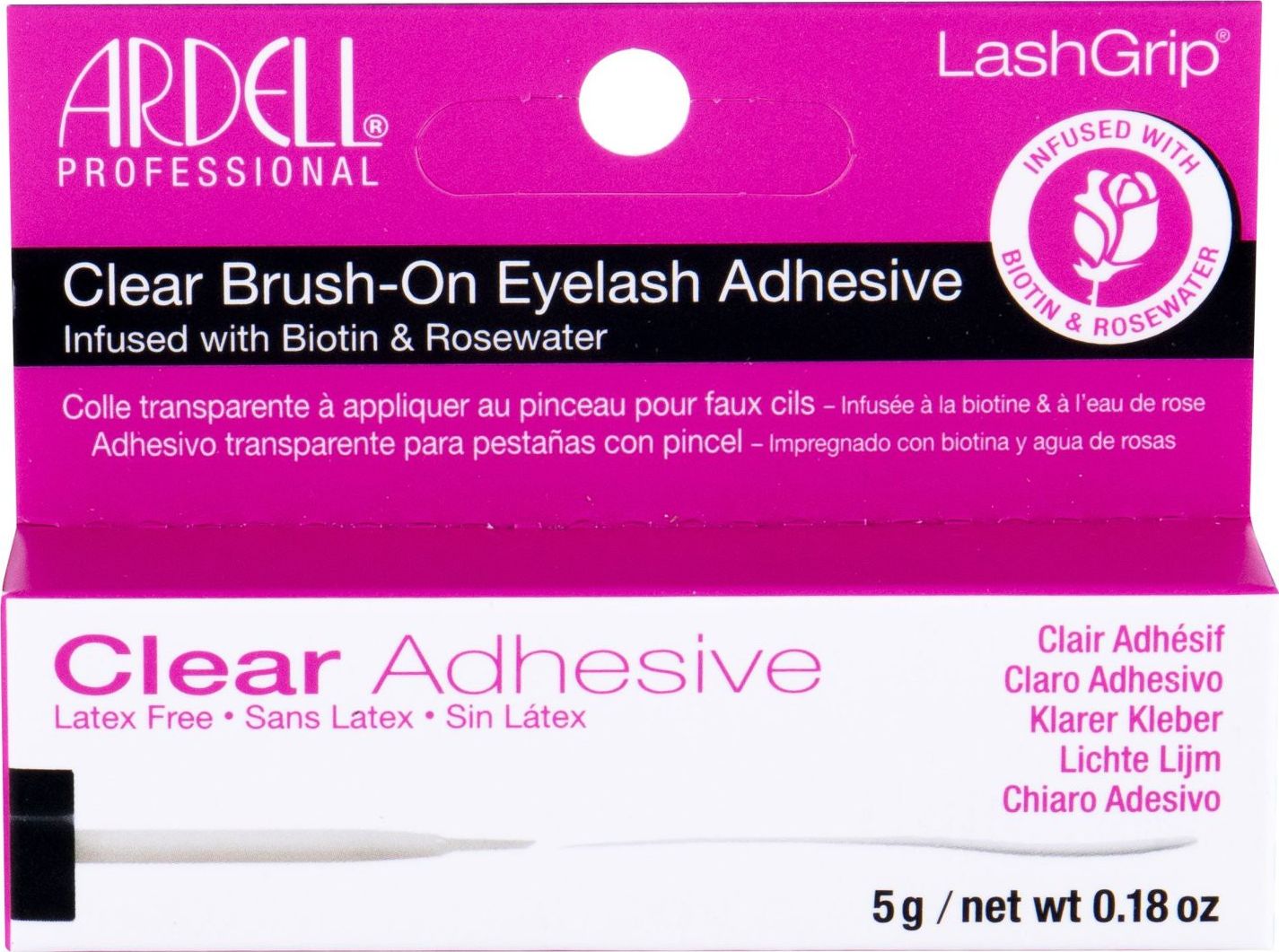 Ardell Ardell LashGrip Clear Adhesive Brush-On Sztuczne rzęsy 5g