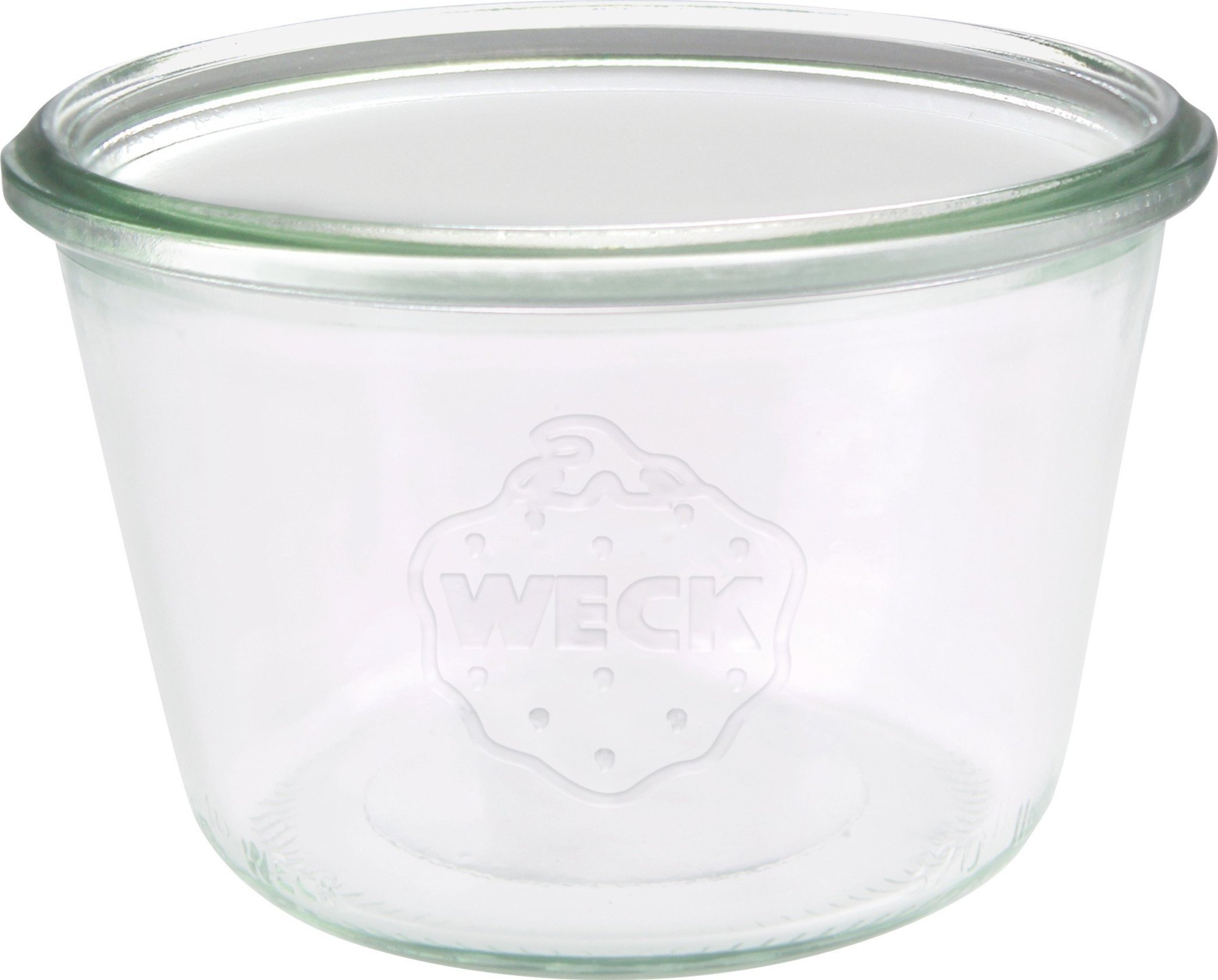 Wamar-Sosenka Zestaw Słoików WECK Pojemność 370 ml średnica 100mm 6 sztuk Bez dodatków