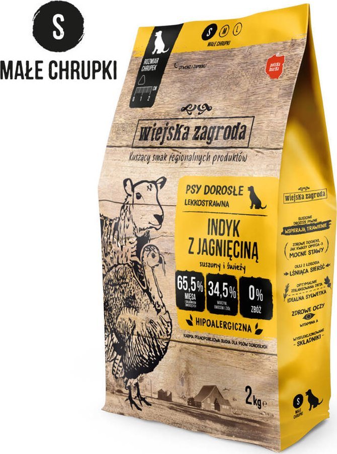 Wiejska Zagroda Indyk z Jagnięciną S 2 kg
