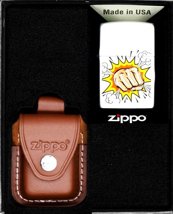 Zestaw ZIPPO Zapalniczka POWER FIST Prezentowy No2
