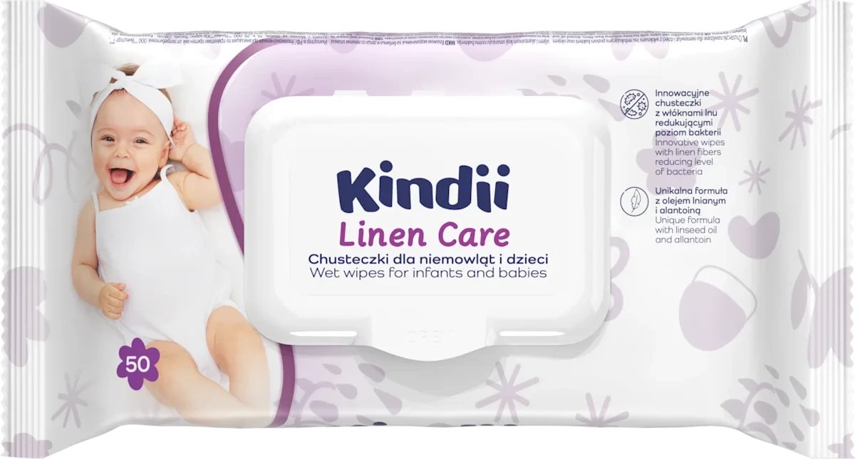 Neo Chusteczki nawilżane Linen Care 50 szt.