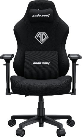 Fotel Anda Seat Fotel gamingowy Phantom 3 PRO L Anda Seat materiałowy czarny