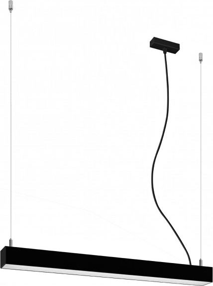 Lampa wisząca Lumes Czarna lampa wisząca LED do biura 4000 K - EX618-Pini