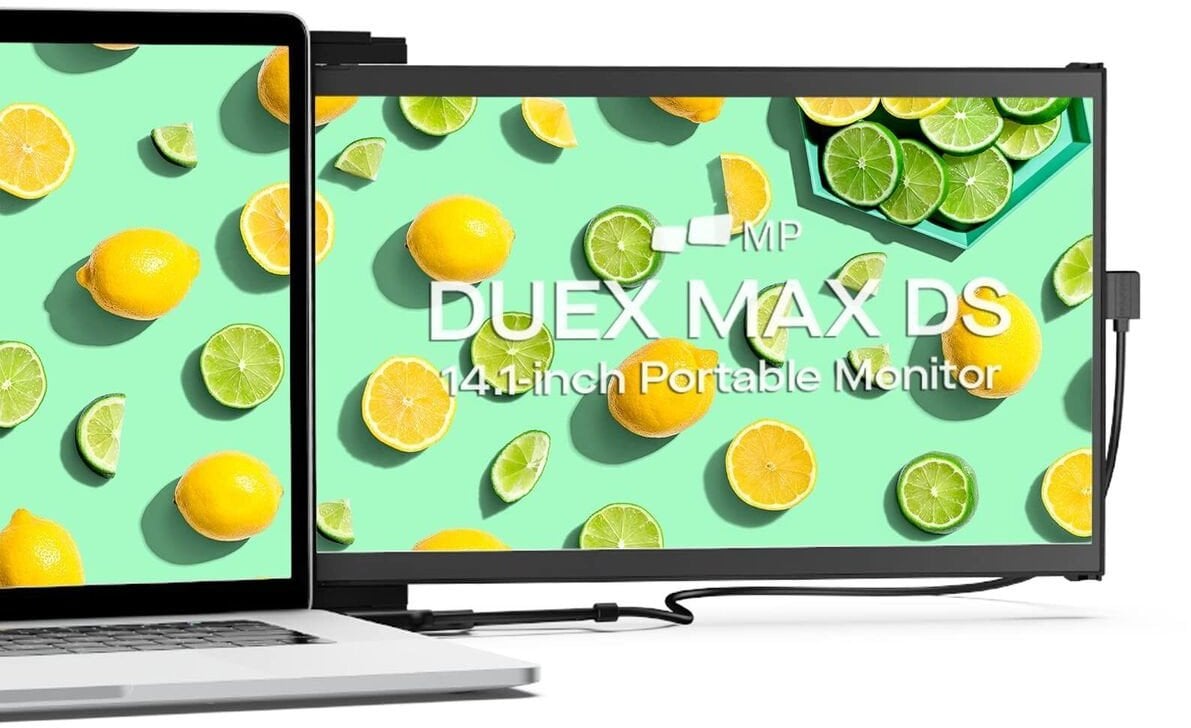 Mobile Pixels Duex Max DS 14.1 (Black) FHD, 1080P IPS, Ultra Slim Laptop