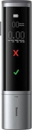Alkomat Baseus Elektroniczny alkomat bezustnikowy Baseus SafeJourney Pro (szary)