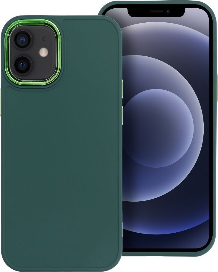 OEM Futerał FRAME do IPHONE 12 Mini zielony