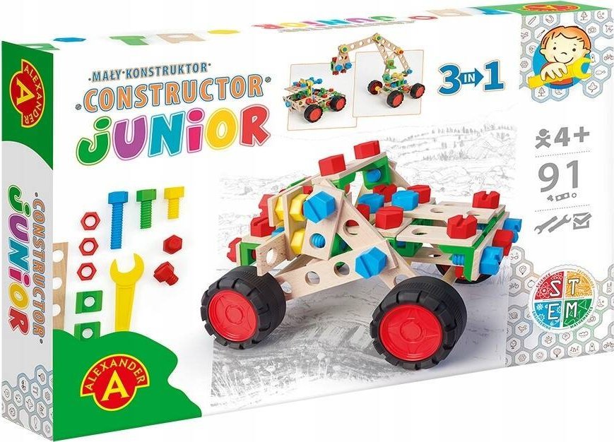 Alexander Mały konstruktor junior 3x1 off road vehicle 28218