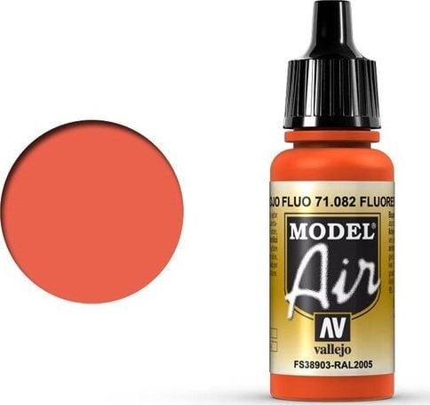 Vallejo Fluorescent Red 71.082 uniwersalny