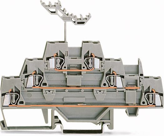 Wago Złączka szynowa 3-pietrowa 2,5mm2 szara (280-549)