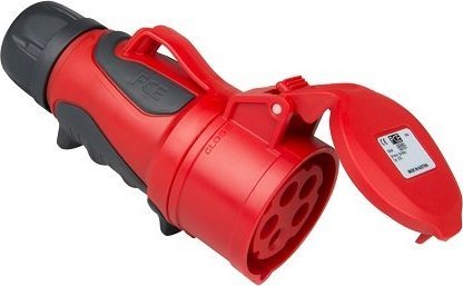 PCE Gniazdo przenośne 32A 5P 400V 6h IP44/54 GRIP 2253-6