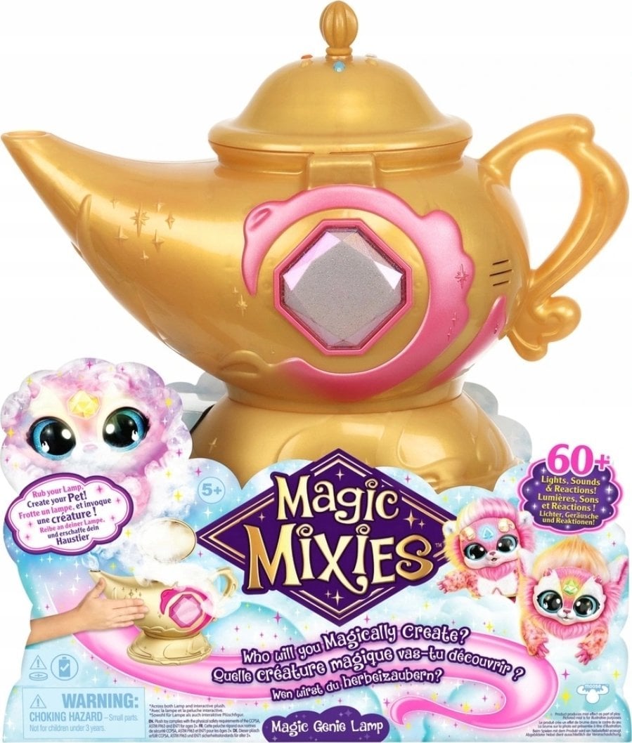 Tm Toys Maskotka interaktywna Magic Mixies Lampa Dżina Różowa
