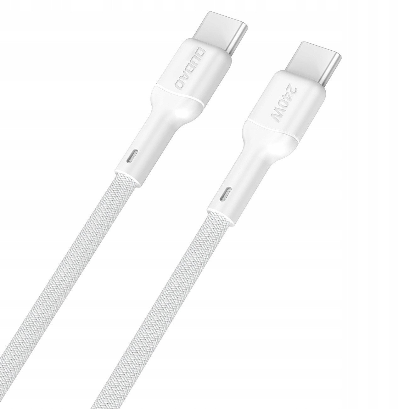 Kabel USB Dudao USB-C - USB-C 1.2 m Biały (6976625334995)