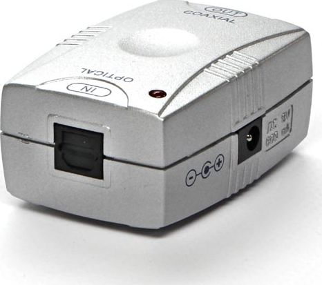 Adapter AV Red Fighter Toslink - RCA (Cinch) srebrny