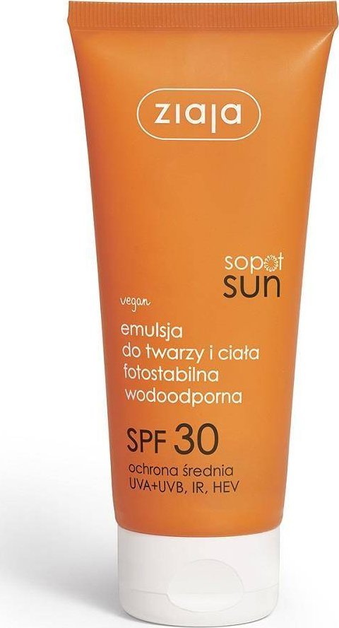 Ziaja Sopot Sun emulsja do twarzy i ciała SPF30 100ml