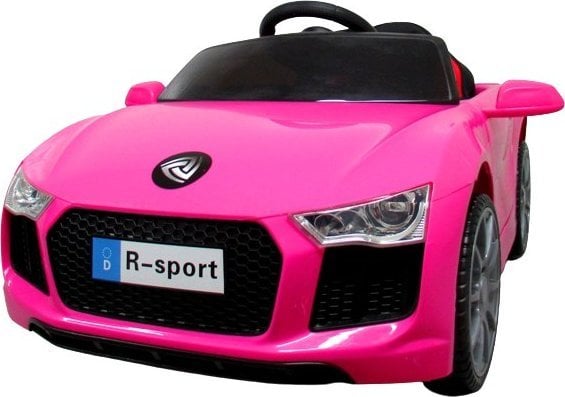 R-Sport Cabrio B4 RÓŻOWY Pojazd na akumulator, autka dla dzieci pilot skóra