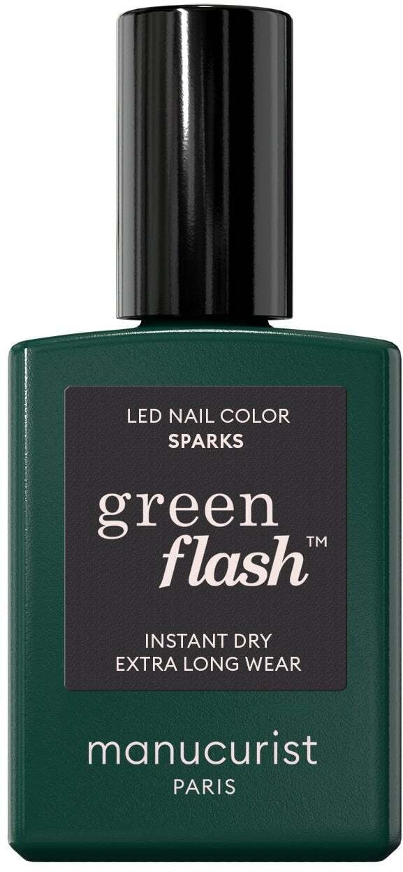 MANUCURIST_Green Flash Led Gel Nail Lacquer lakier do paznokci Sparks 15ml
