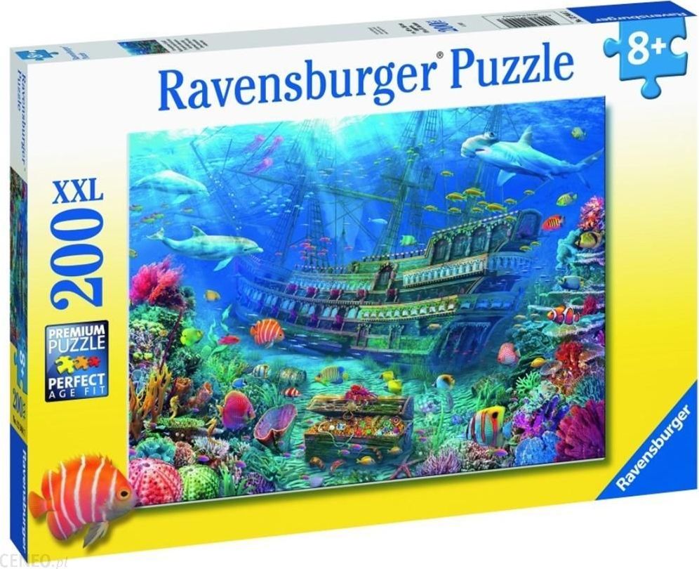 Ravensburger Puzzle 200 Zatopiony statek XXL (405641)