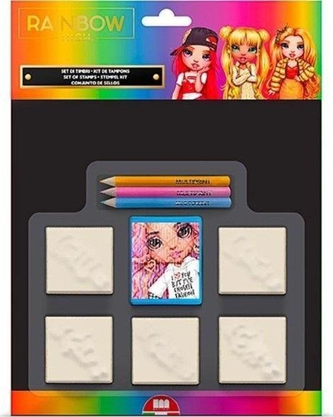 Multiprint MULTIPRNT RAINBOW HIGH PIECZĄTKI BLISTER 5 SZT