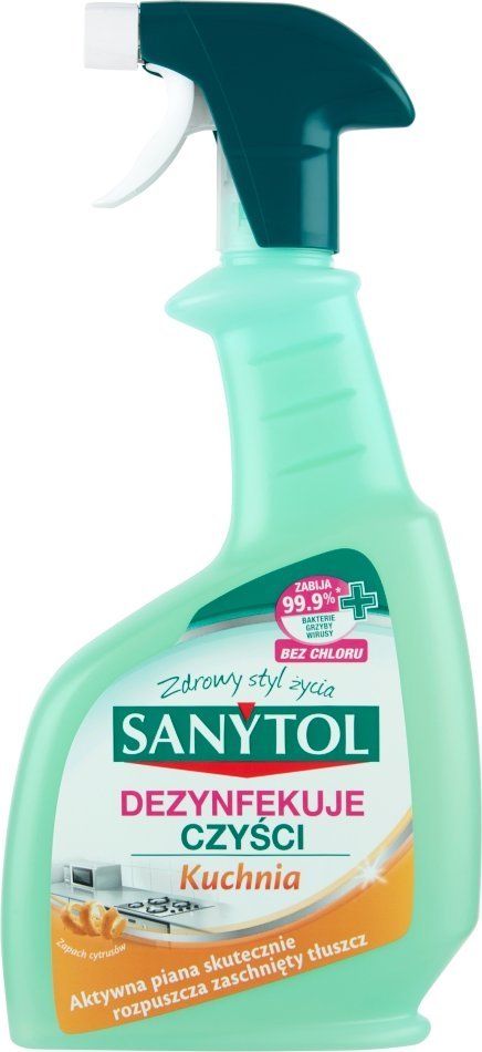 SANYTOL Spray do kuchni o zapachu cytrusów 500ml
