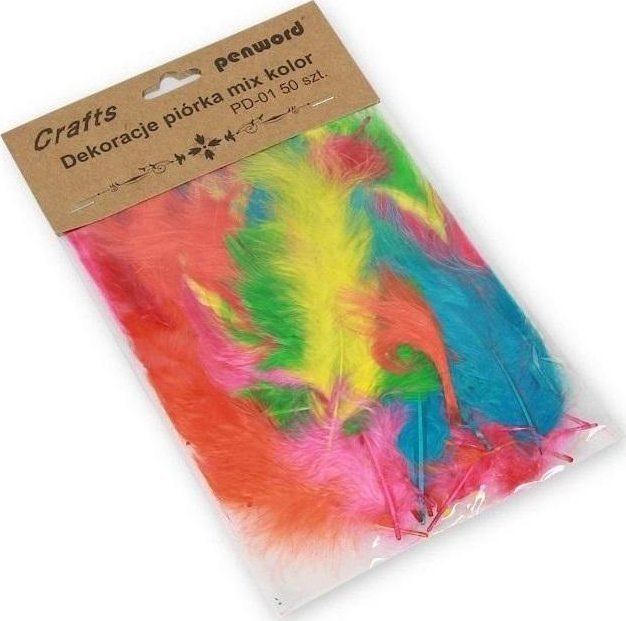 Titanum Piórka mix 10-15cm 50szt