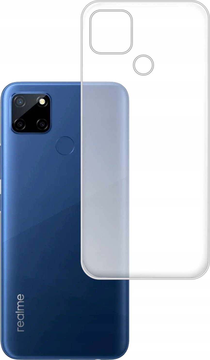 Hello Case ETUI DO REALME C12 GUMOWE OBUDOWA CASE SILIKON SLIM POKROWIEC CLEAR VIEW