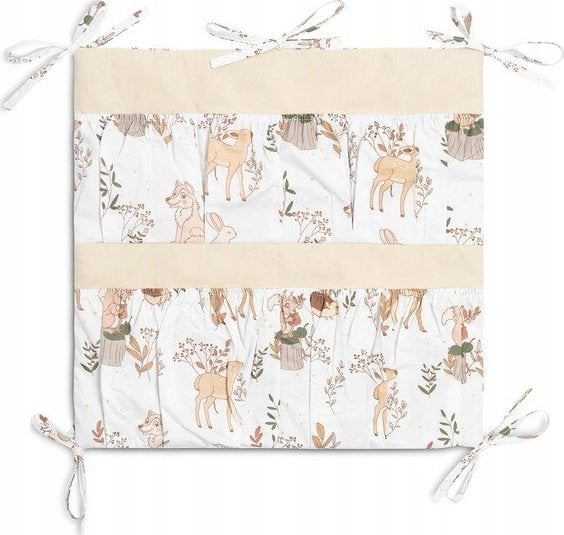 Sensillo ORGANIZER NA ŁÓŻKO WILK i PRZYJACIELE BEŻOWY