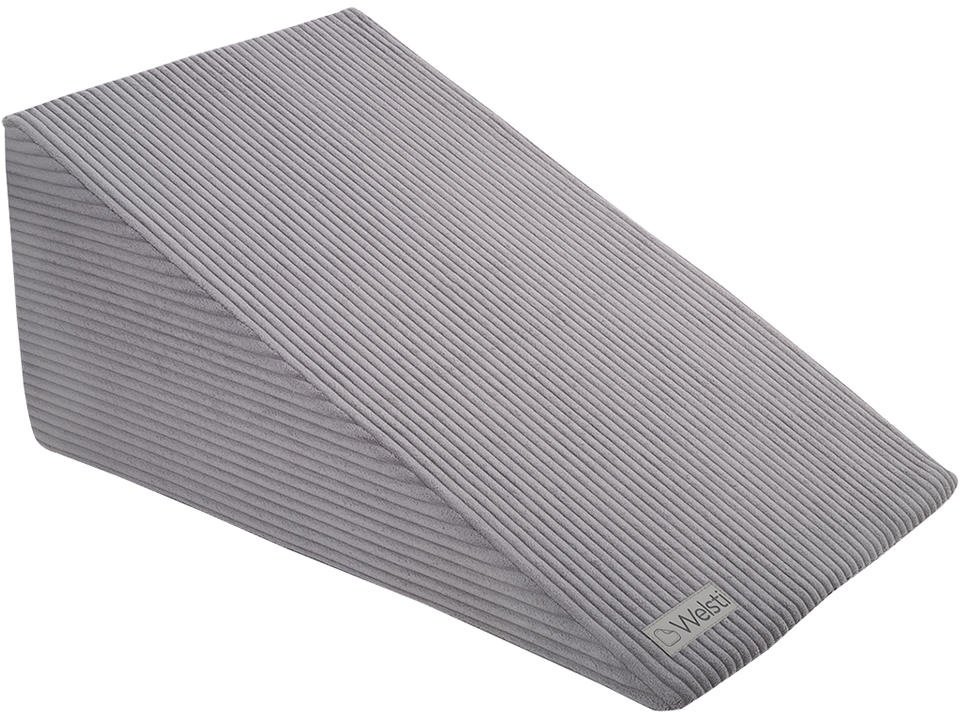 Rampa dla psa Welsti 30 cm szary sztruks