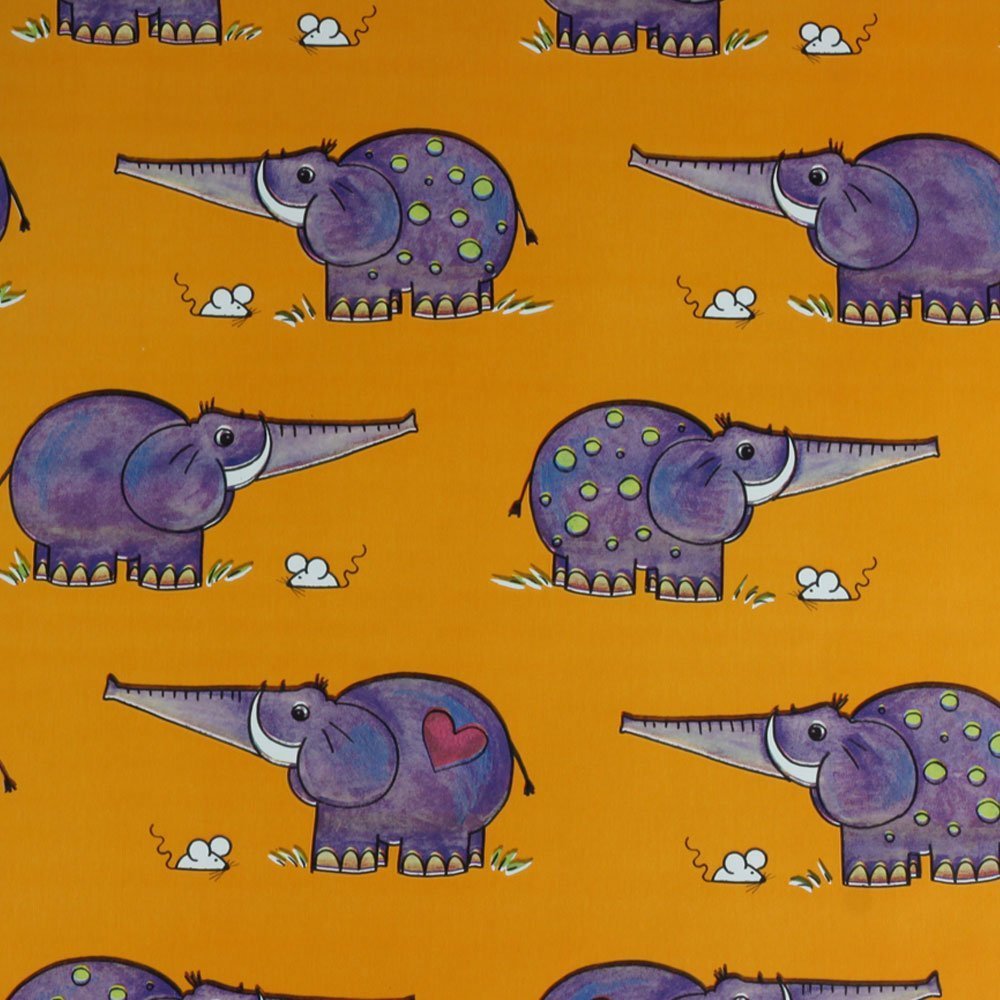 Papier słoniki do pakowania prezentów 57cmx2m 2m78