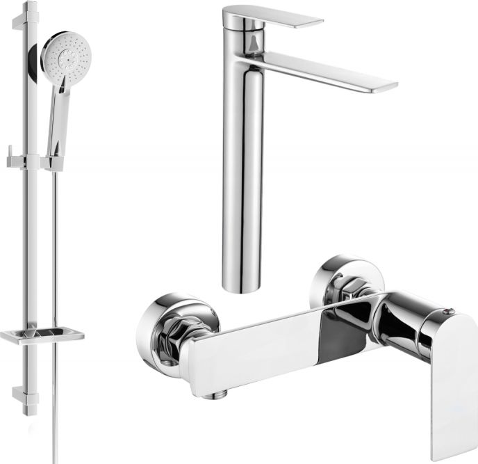 Mexen Mexen Zero DQ40 zestaw prysznicowy, chrom - 71114DQ40-00