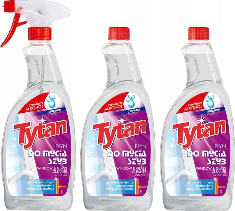 Tytan Płyn Do Mycia Szyb Luster Okien Szkła 750ml PROMO